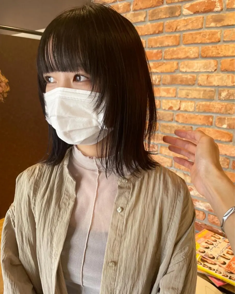 ミディアム 村澤 拓弥のヘアスタイル