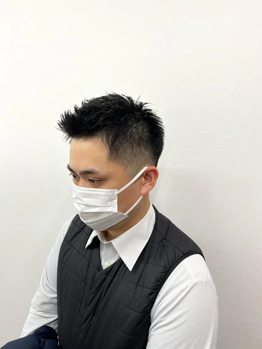 ショート メンズ 木下 紗綾のヘアスタイル