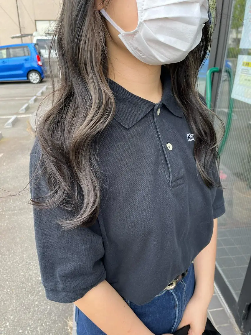 ロング カット ヘアカラー Number CHIHIROのヘアスタイル
