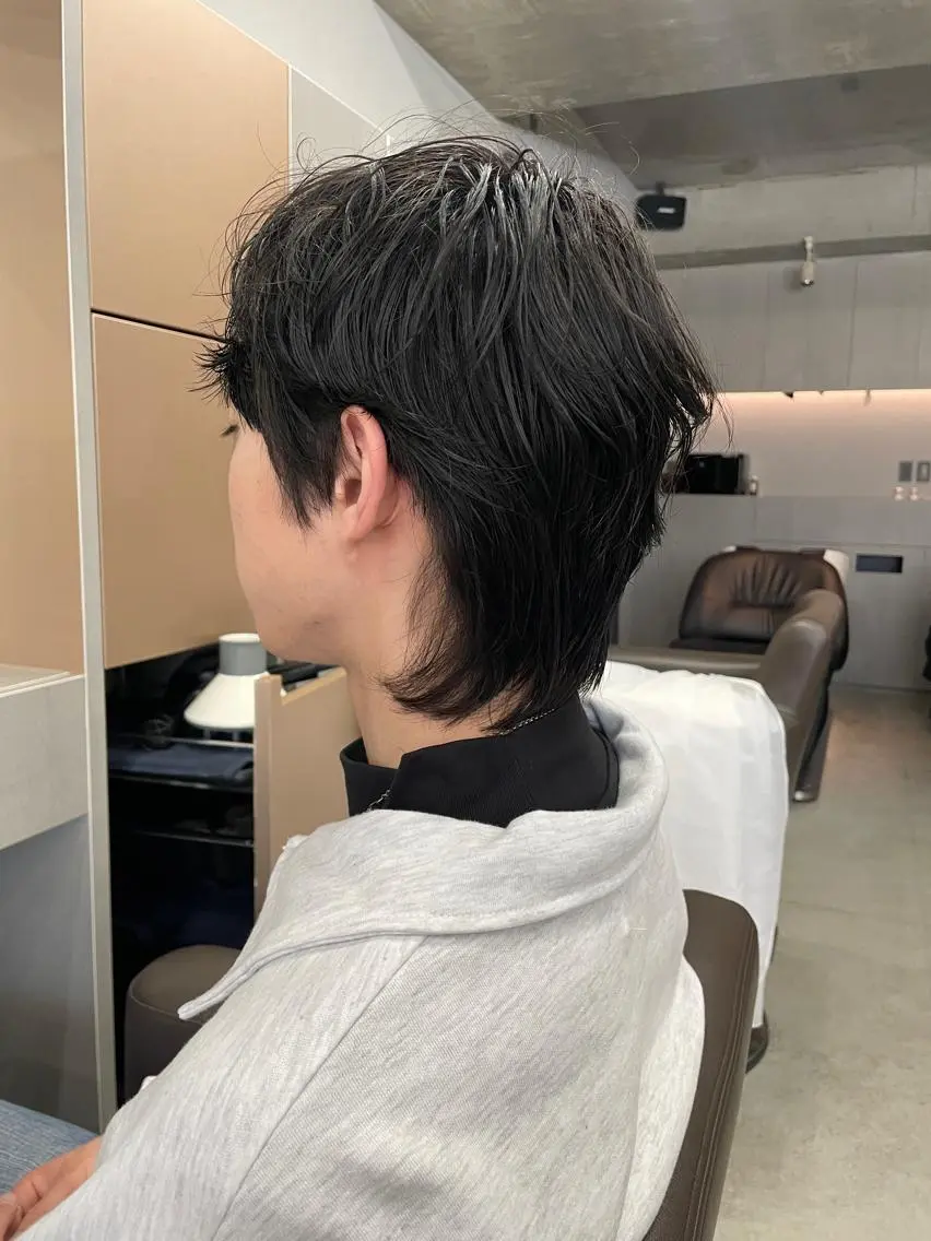 ショート カラー パーマ メンズ カット 吉田一輝 外国人パーマのヘアスタイル
