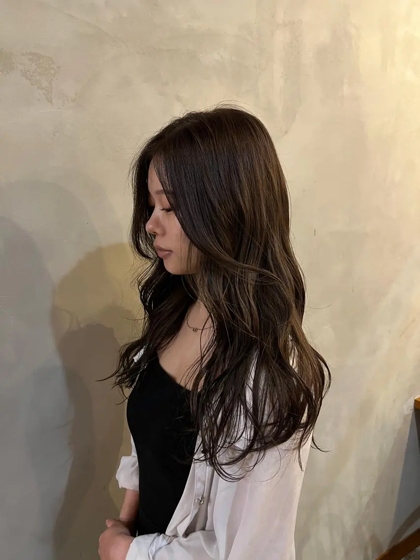 ロング カラー 似合わせカット 🌿‬しゃらのヘアスタイル