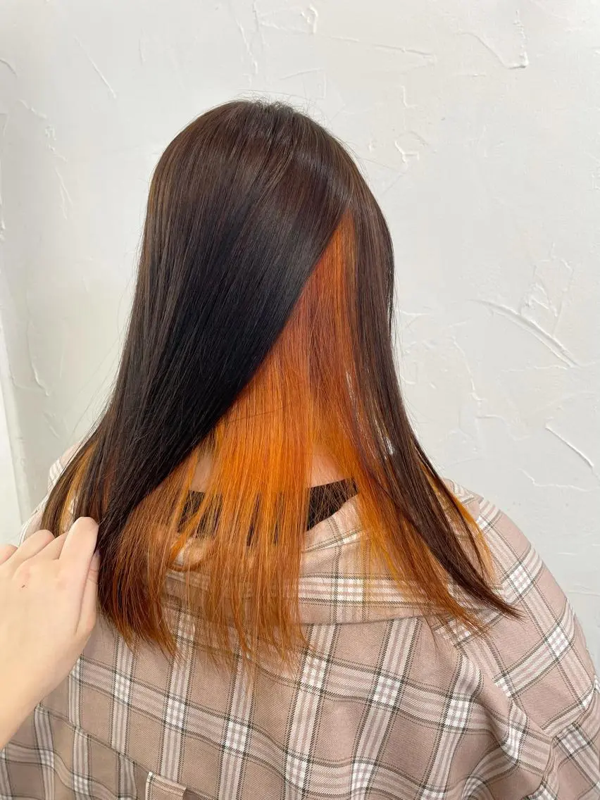 ロング 青木 優歩のヘアスタイル