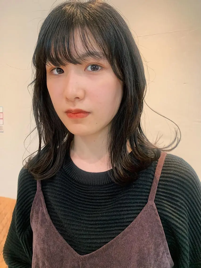 ミディアム カラー RISAKO レイヤーカット🎀のヘアスタイル