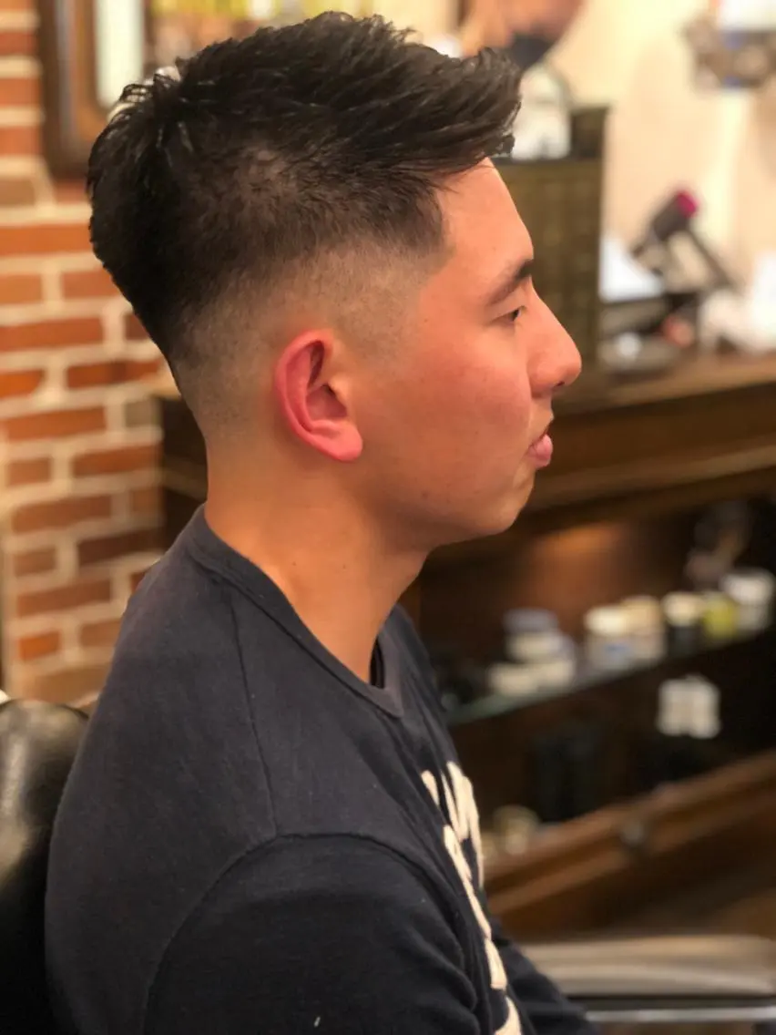 ショート メンズ バーバーショップ 新宿のヘアスタイル