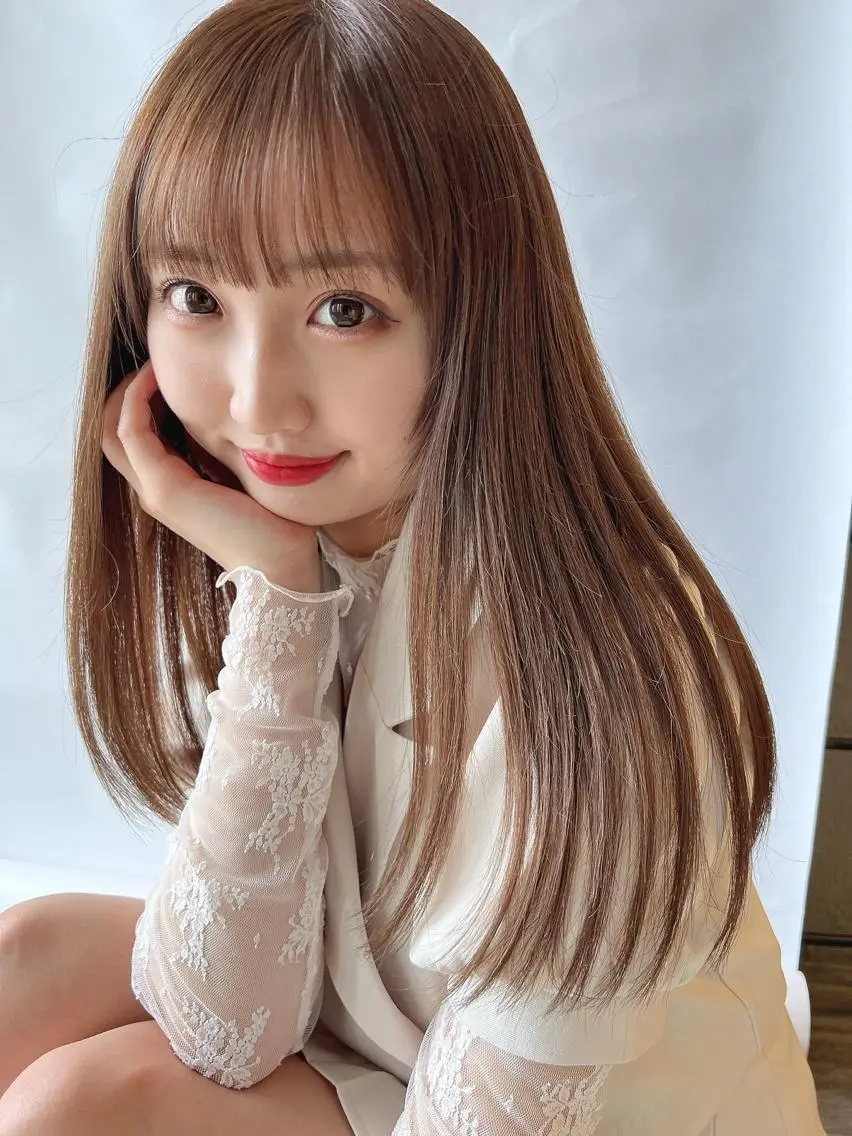 セミロング くせ毛 髪質改善 縮毛矯正 トリートメント 具志 正太のヘアスタイル