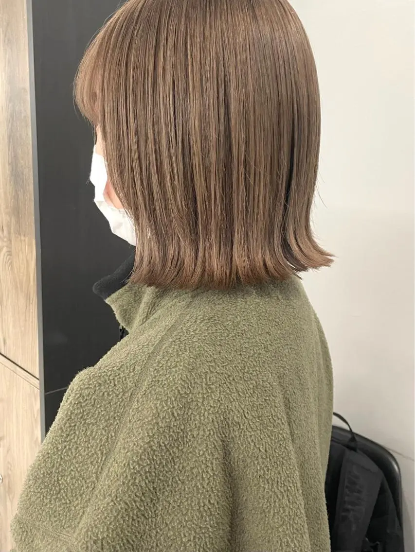 セミロング カラー 💈メンズカット パーマ💈耕世のヘアスタイル