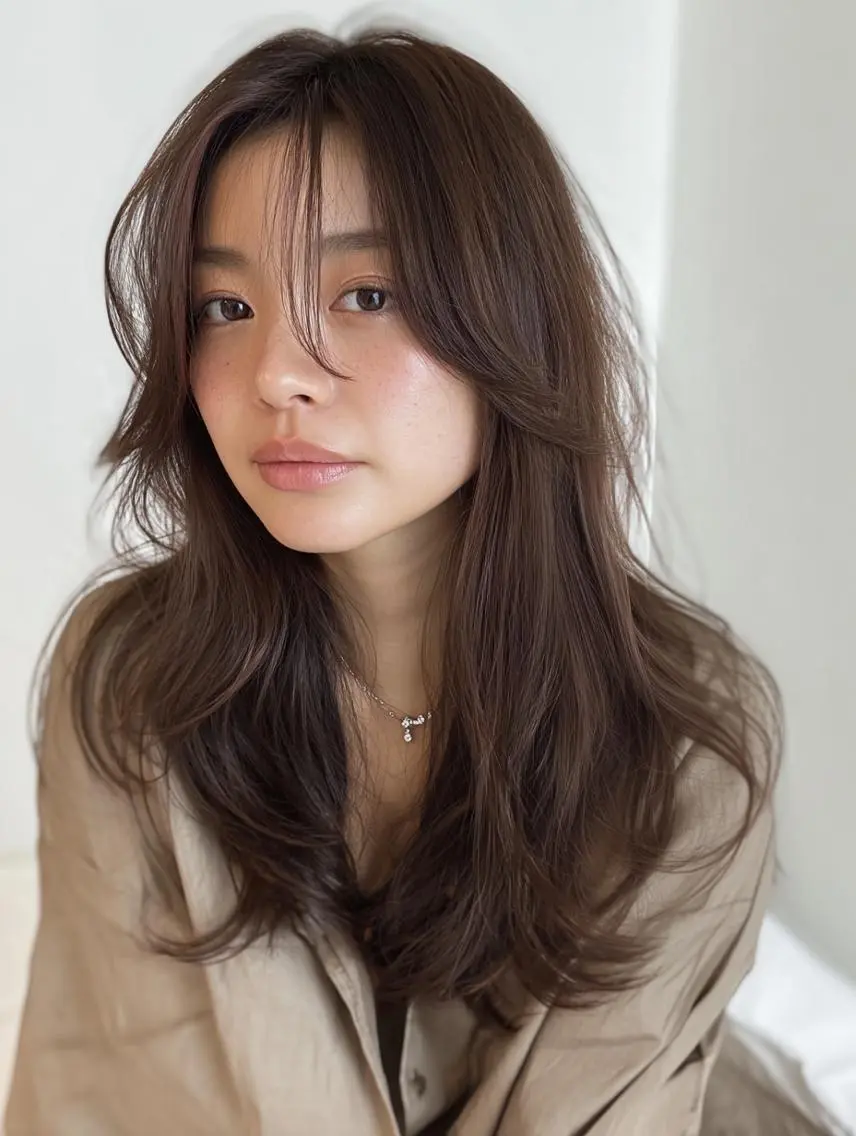 セミロング パーマ レディースパーマ/ メンズパーマ/しんのヘアスタイル