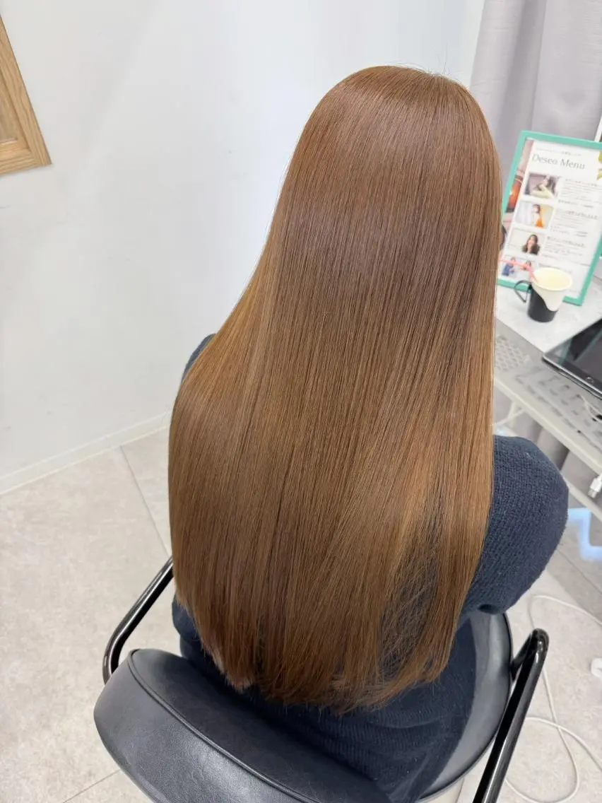 ロング カラー number eluneのヘアスタイル