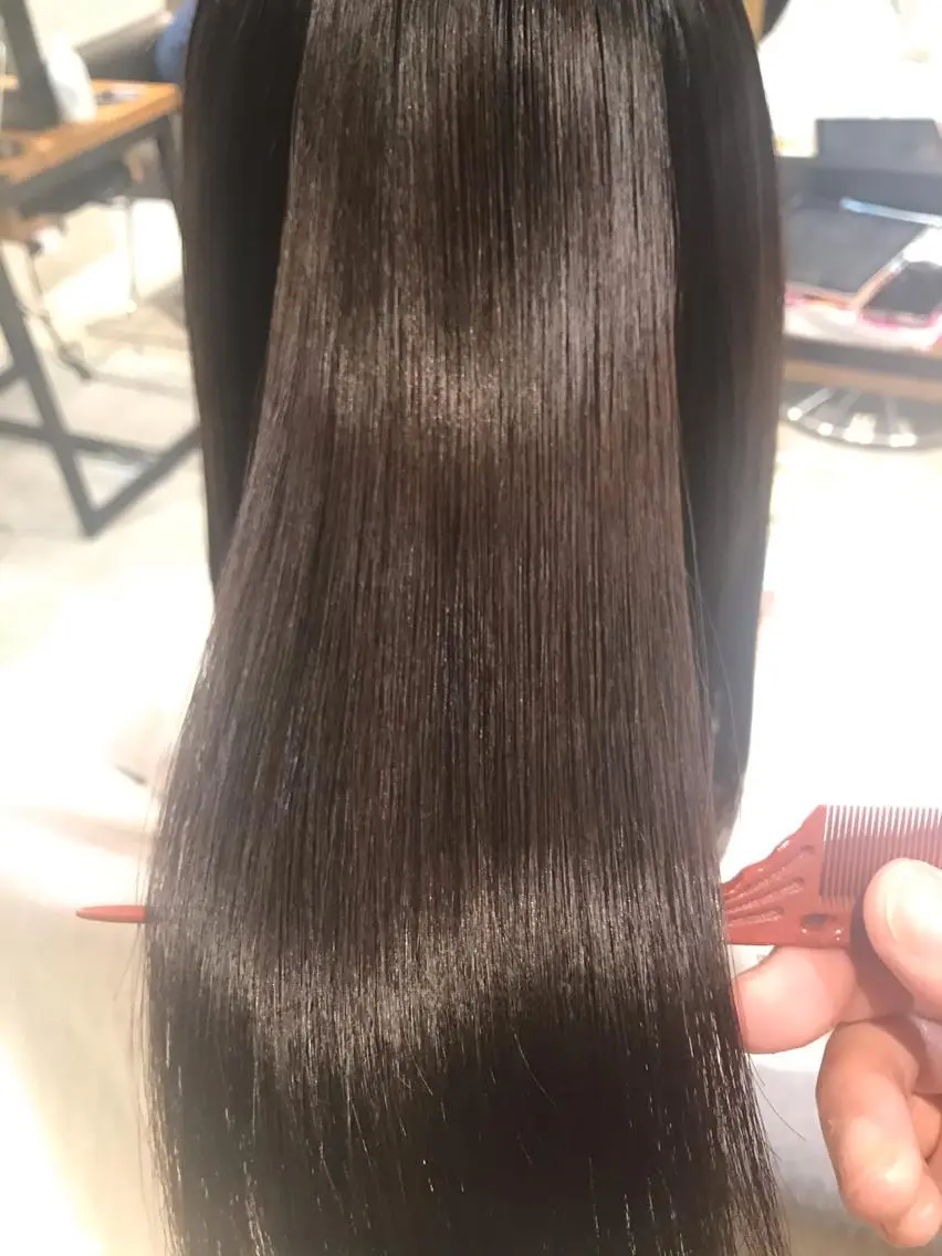 セミロング 最高峰美髪矯正No1 toshiのヘアスタイル