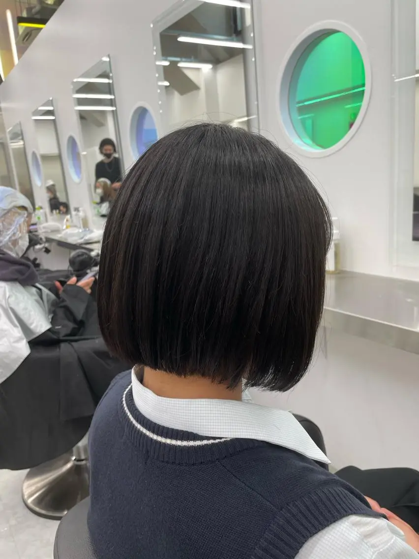 ミディアム ヘアアレンジ カット 縮毛矯正 トリートメント 縮毛矯正/髪質改善/ ブリーチ毛/木元渓太のヘアスタイル