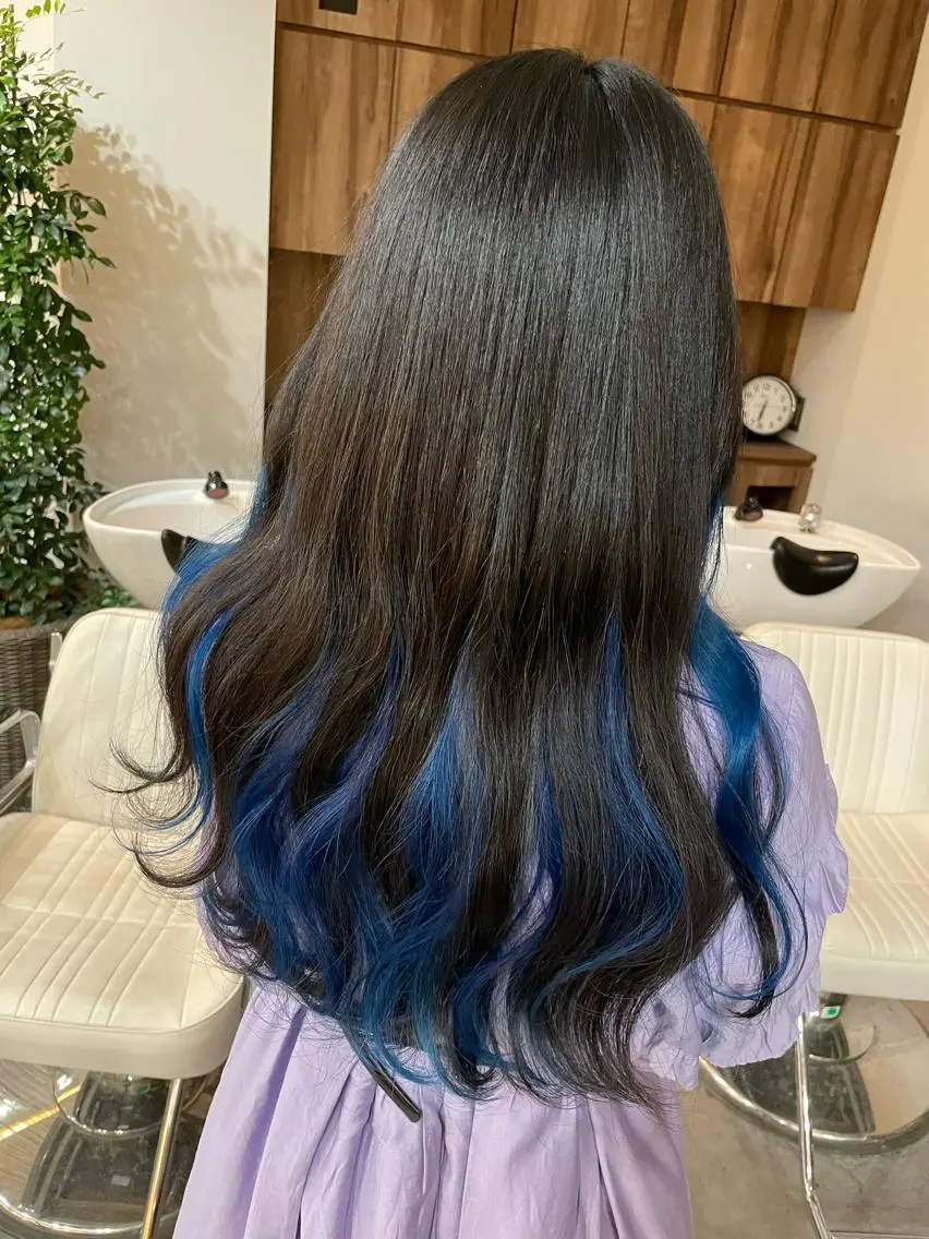 ロング カラー ヘアカラー 🌏tricot AVEDA 上地のヘアスタイル
