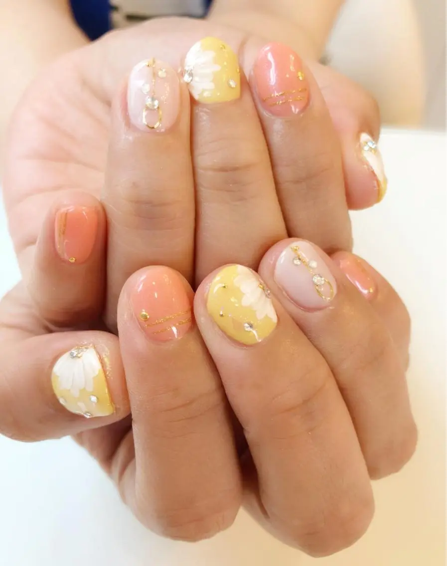 ネイル アートネイル フラワーネイル ＆ nailのマツエク・マツパデザイン