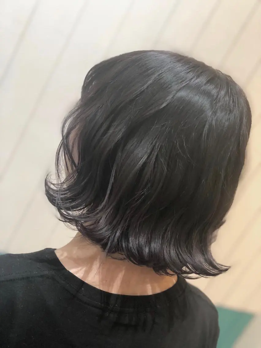 ミディアム カラー グラデーションカラー ラベンダーカラー Snaly カラー特化ページのヘアスタイル