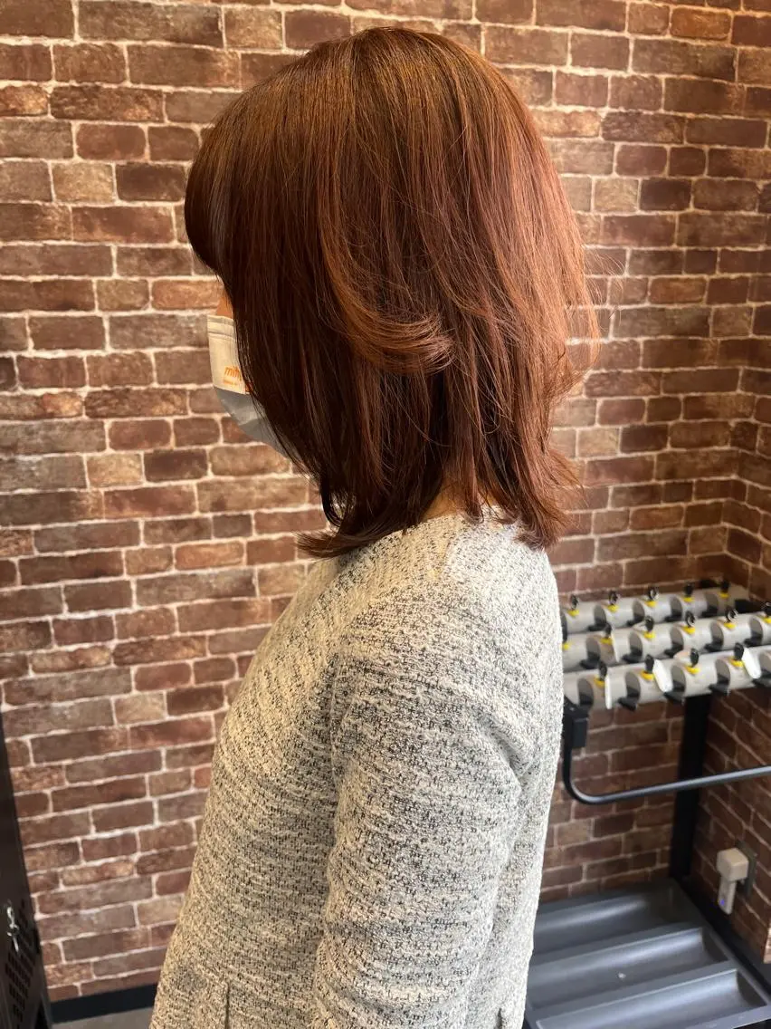ミディアム カラー パーマ ヘアアレンジ メンズ キッズ ネイル マツエク・マツパ アイブロウ メンズブリーチ メンズハイライト メンズインナーカラー メンズ韓国風 ブリーチ 久木原 ゆりのヘアスタイル