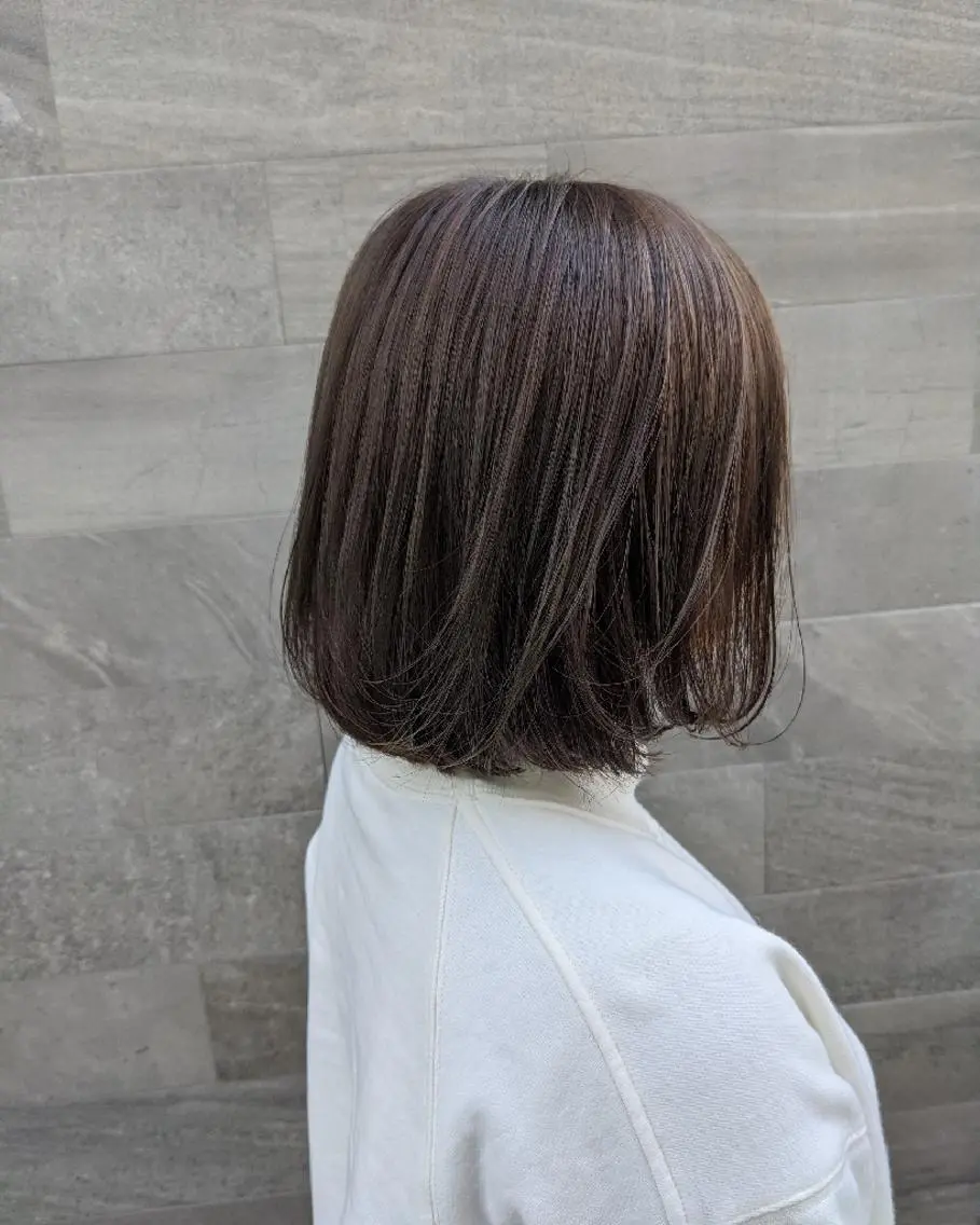 ショート アッシュ ハイライト 矢部 江里奈のヘアスタイル