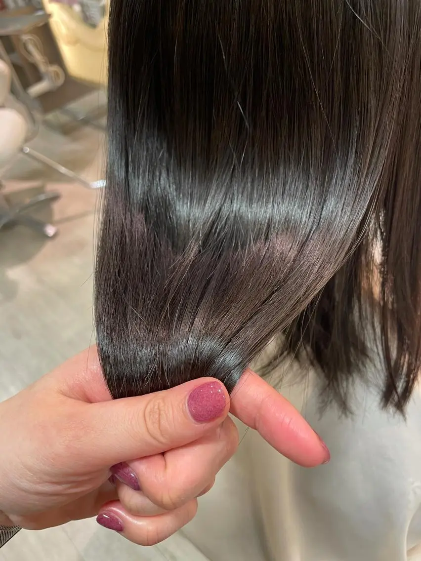 ミディアム トリートメント 松佐 ゆかりのヘアスタイル