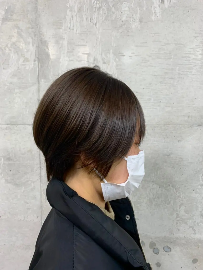 ショート カラー クセを最大限に活かす メンズパーマ奈良大祐のヘアスタイル