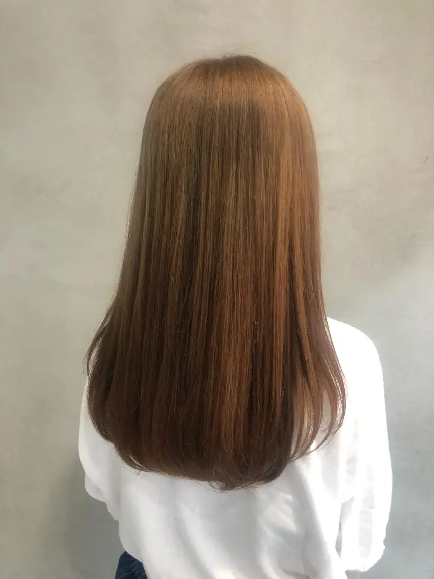 セミロング カラー ヘアアレンジ TOKI /透明感/原宿のヘアスタイル