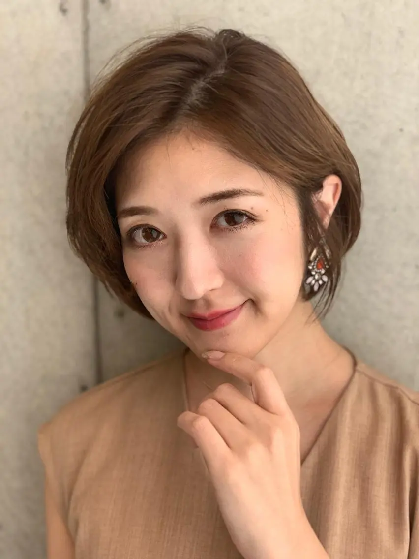 ショート カラー パーマ ✨縮毛矯正/髪質改善 錦糸町/松坂拓馬のヘアスタイル