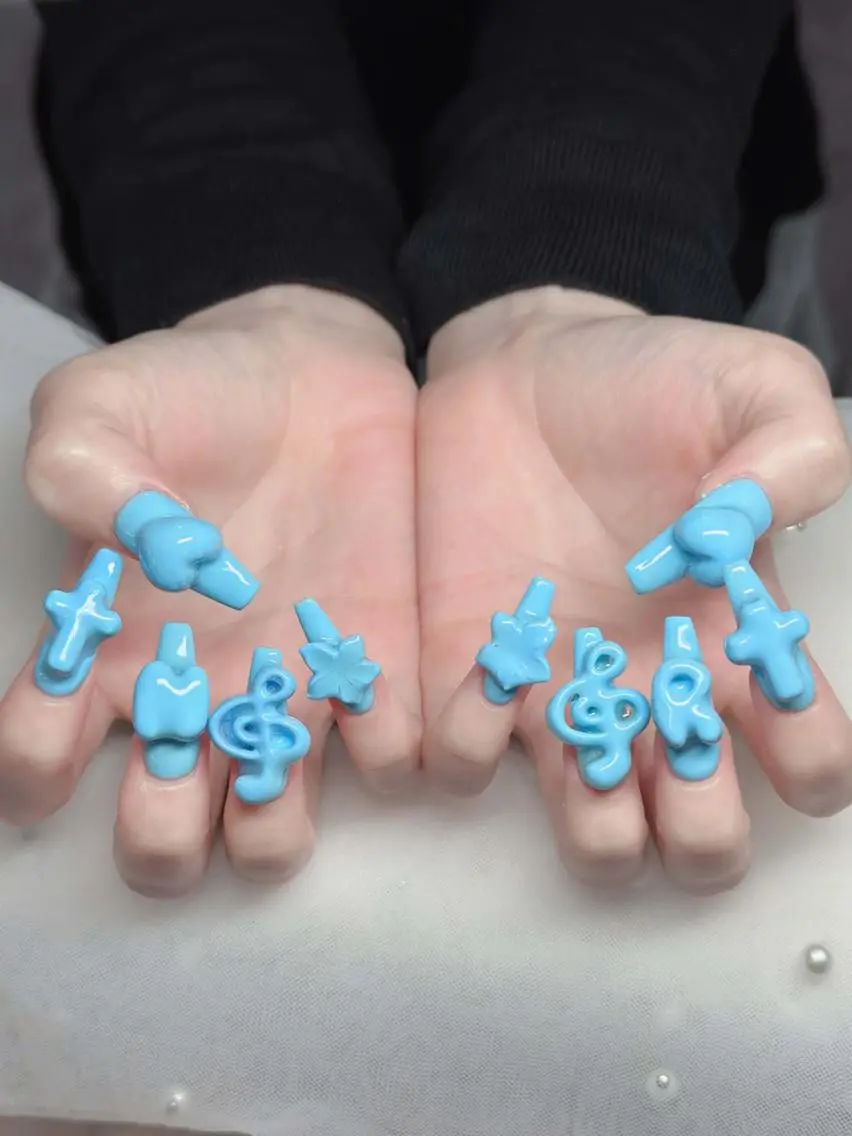 ネイル オーロラネイル チークネイル フットネイル ジェルネイル 韓国ネイル ハンドネイル Buruberii hbaby nailのネイルデザイン