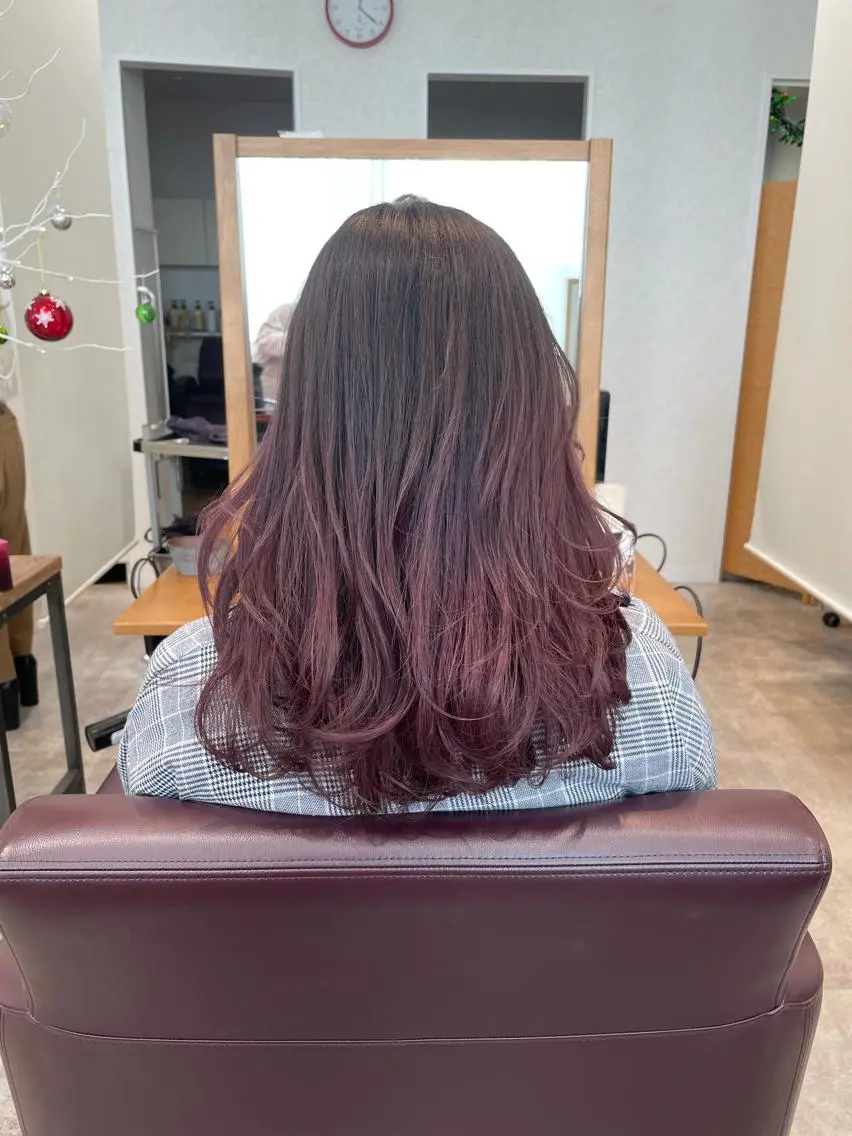ロング カラー HAREru. モデル募集【戸塚】のヘアスタイル