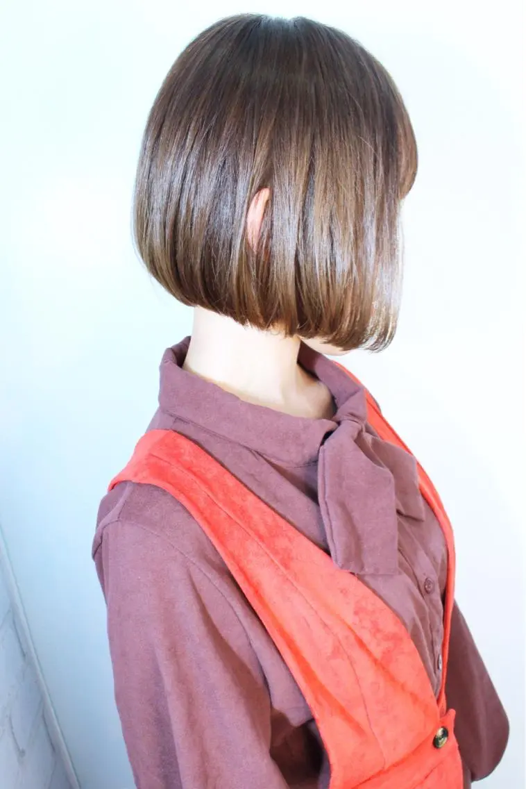 ミディアム カラー ショートボブ ボブ 似合わせカット ⭐️バッサリカット モデル募集⭐️佐野のヘアスタイル