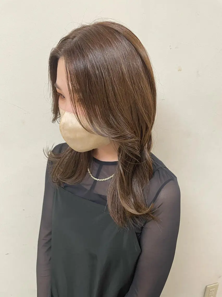 ロング カット ヘアカラー トリートメント ｅｒｉ 🧴🫧のヘアスタイル