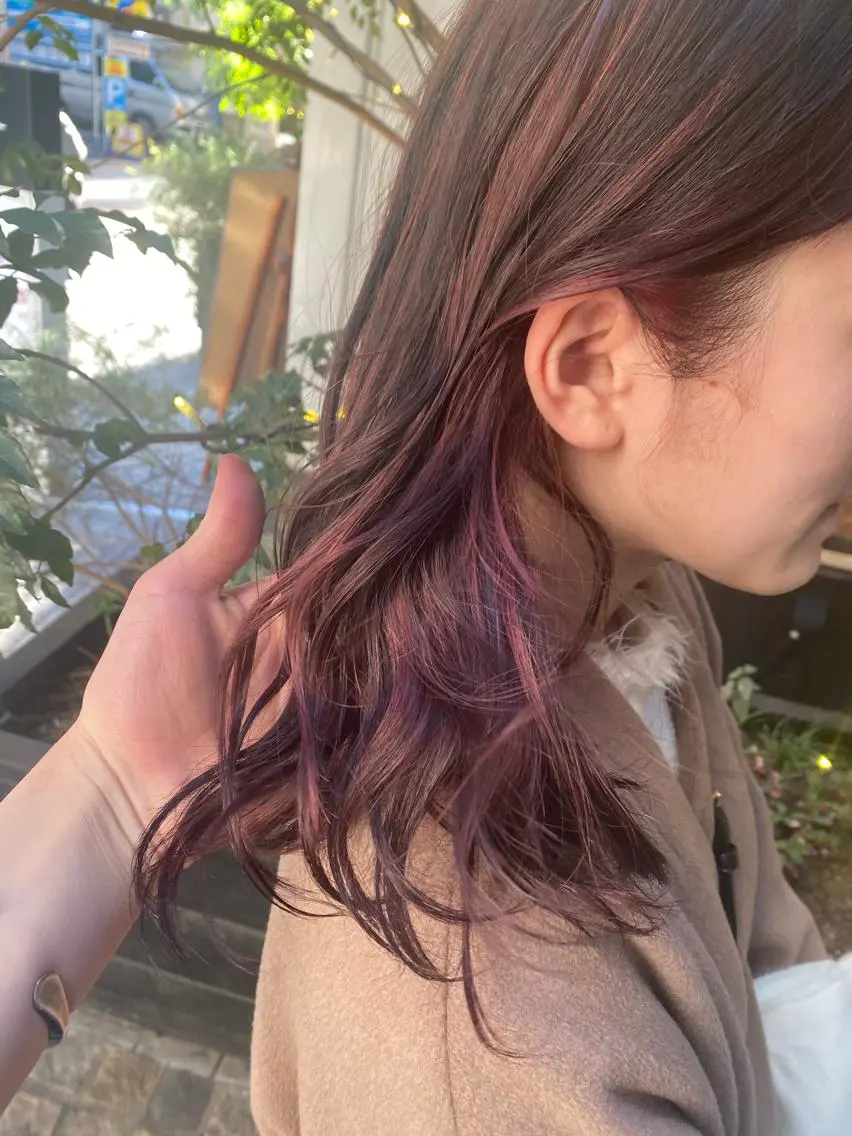 カラー 顔まわりの神様✨ 透明感カラー藤嶋秀幸のヘアスタイル