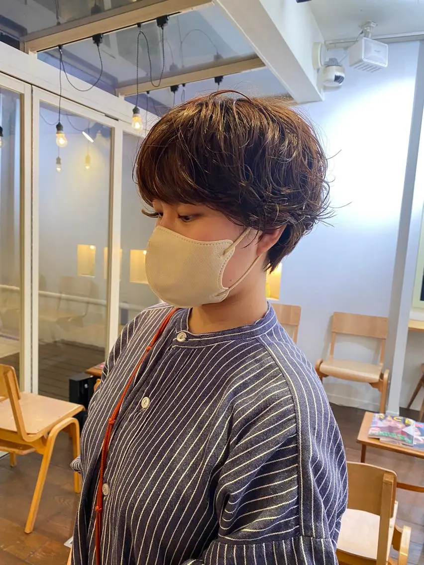 ショート カット パーマ パーマ/ 🌿nanakoのヘアスタイル