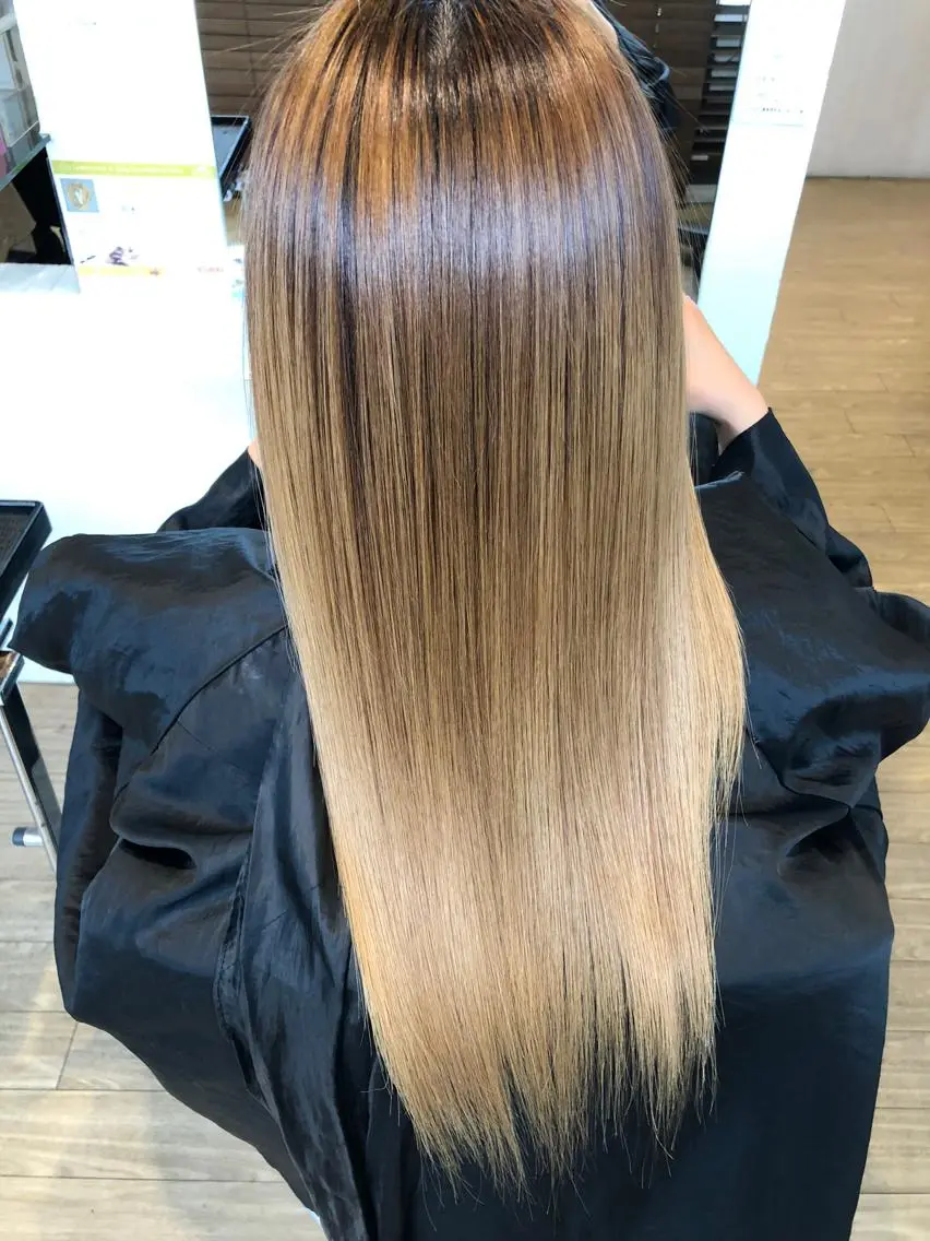 ロング カラー パーマ hair &eye LAWE.店長のヘアスタイル