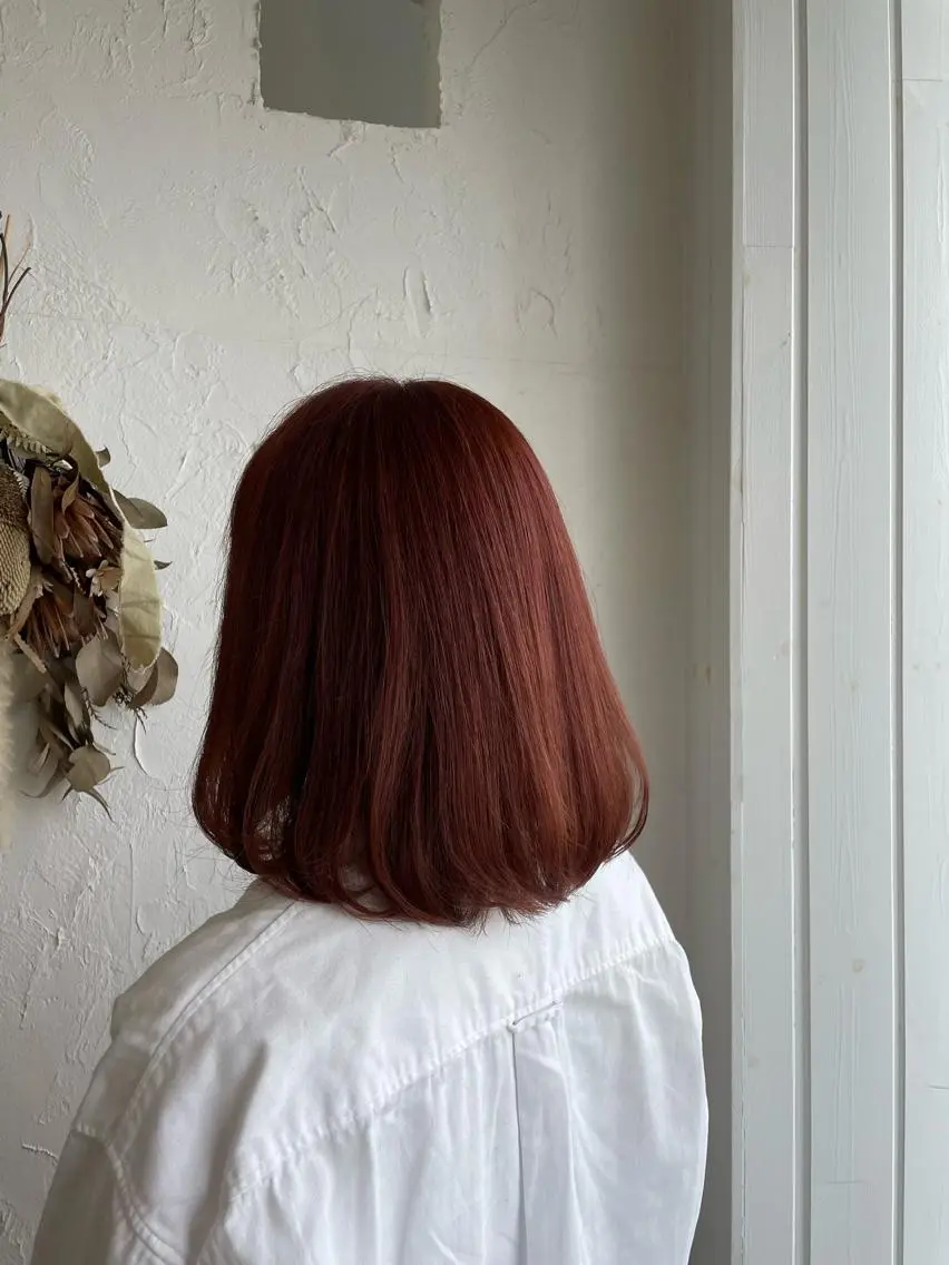 ショート カラー ブリーチ ブリーチなしカラー ピンクカラー ヘアカラー 🌸小掛🌸 豊橋外国人風カラーのヘアスタイル