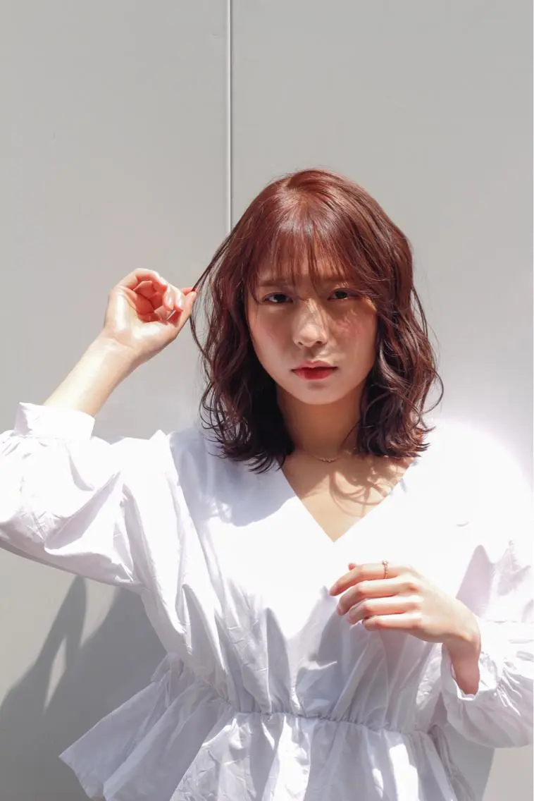ショート カラー ブリーチ ブリーチなしカラー ピンクカラー 艶ハイトーンブリーチ 🌈小林侑雅のヘアスタイル