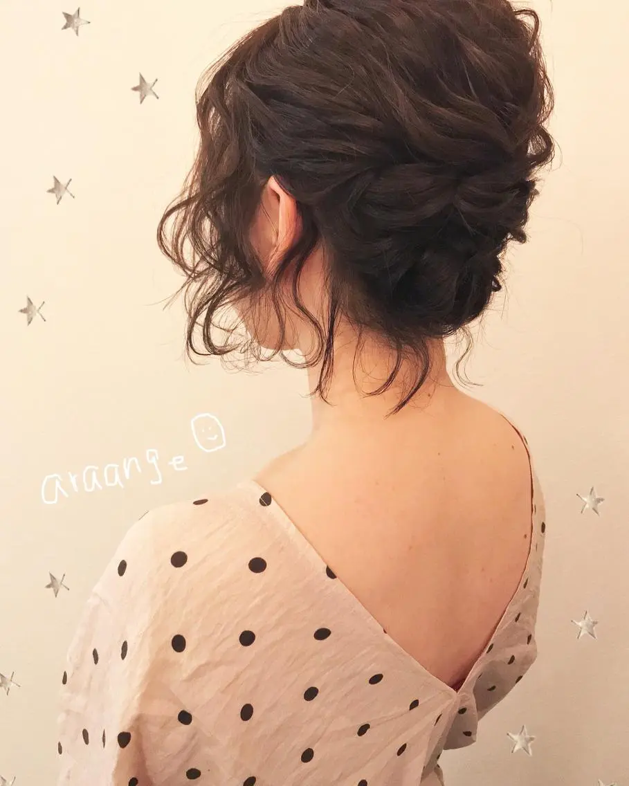 ショート ヘアアレンジ ボブ 市川 千夏のヘアスタイル