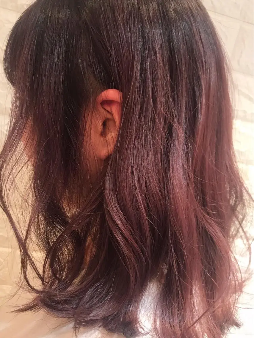 ミディアム カラー ご新規様限定 透明感カラーKANAのヘアスタイル