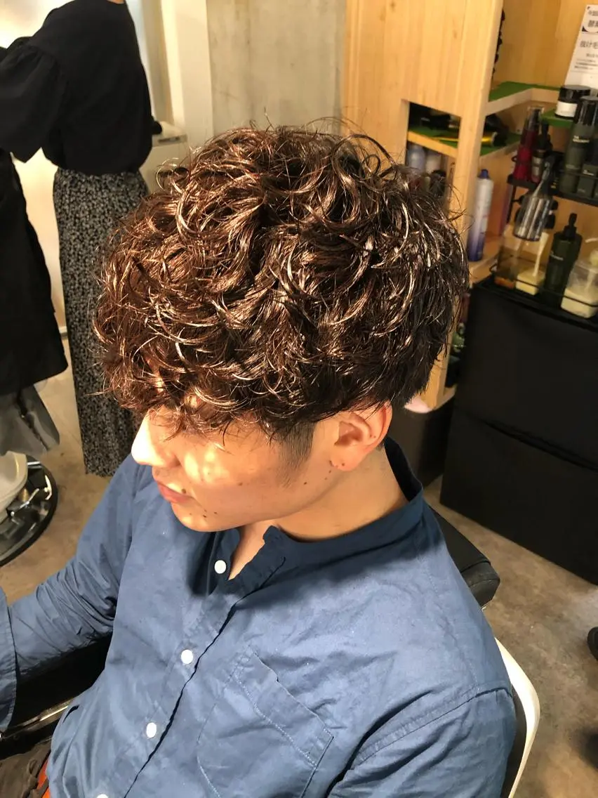 ショート メンズ メンズパーマ rilune matsuoのヘアスタイル