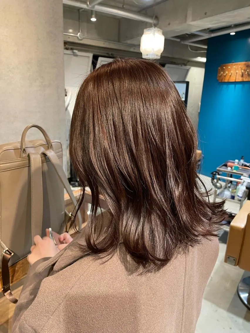 ミディアム kana .のヘアスタイル