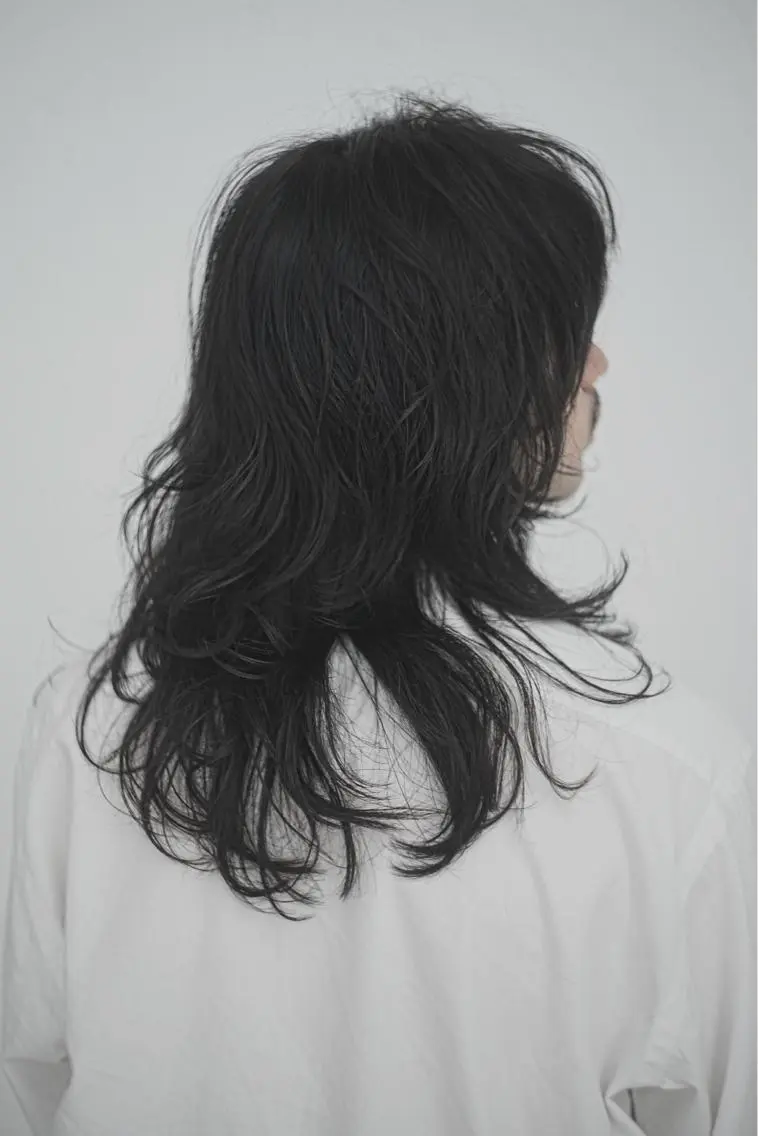 ロング パーマ メンズ ジェンダーレス美容師 のたけやんですのヘアスタイル