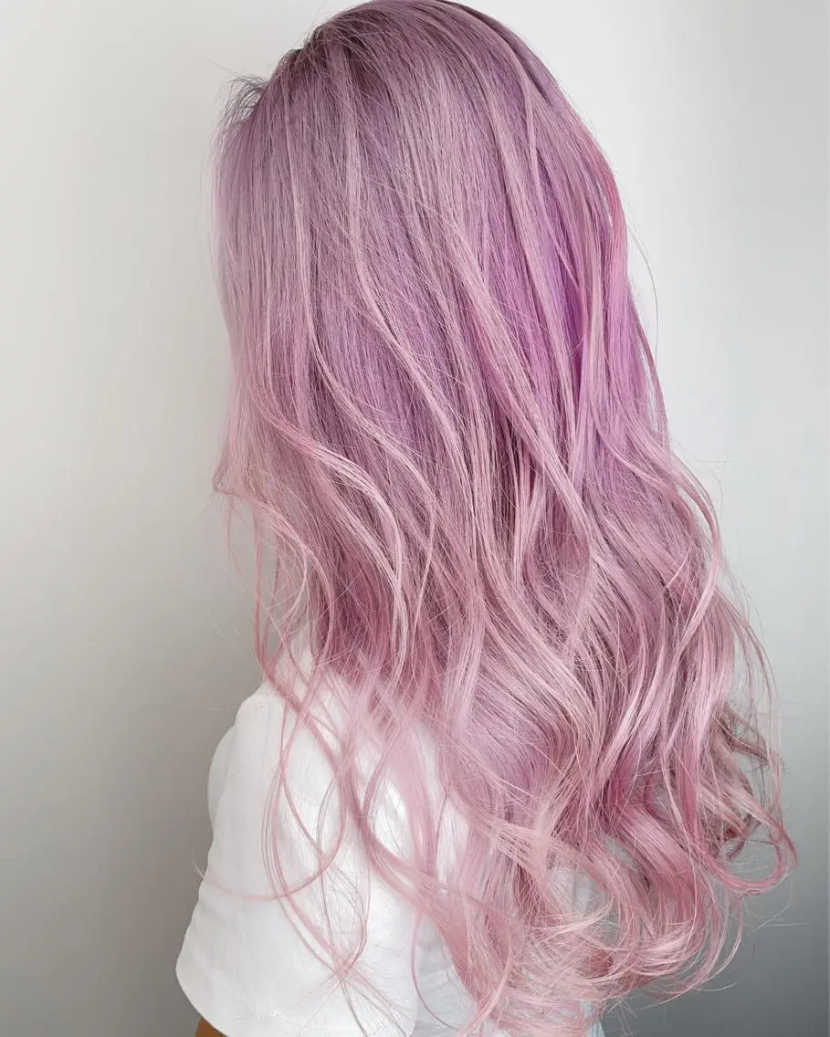 ロング カラー シールエクステ バレイヤージュ ミストバング ブリーチ ダブルカラー カット ヘアカラー トリートメント 【KIRA 代表】 TATSUYAのヘアスタイル