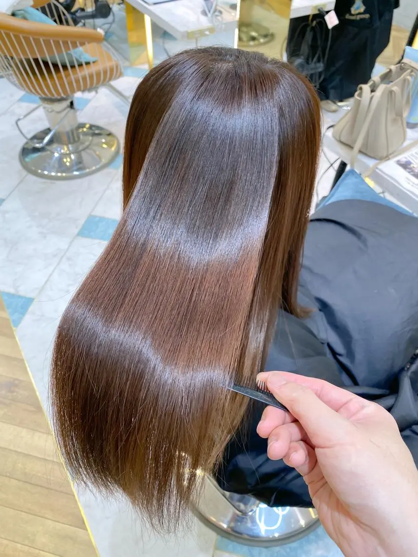 セミロング カット ヘアカラー トリートメント ❣️モテ髪❣️佐野 圭佑のヘアスタイル