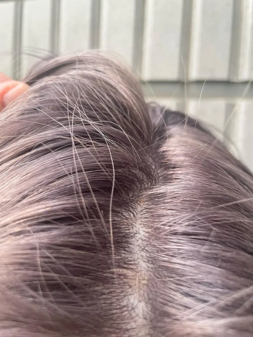 ショート カラー メンズ メンズブリーチ ベージュカラー ブリーチ ラベンダーカラー ラベンダーベージュ ヘアカラー 野町好花 レイヤー/髪質改善のヘアスタイル