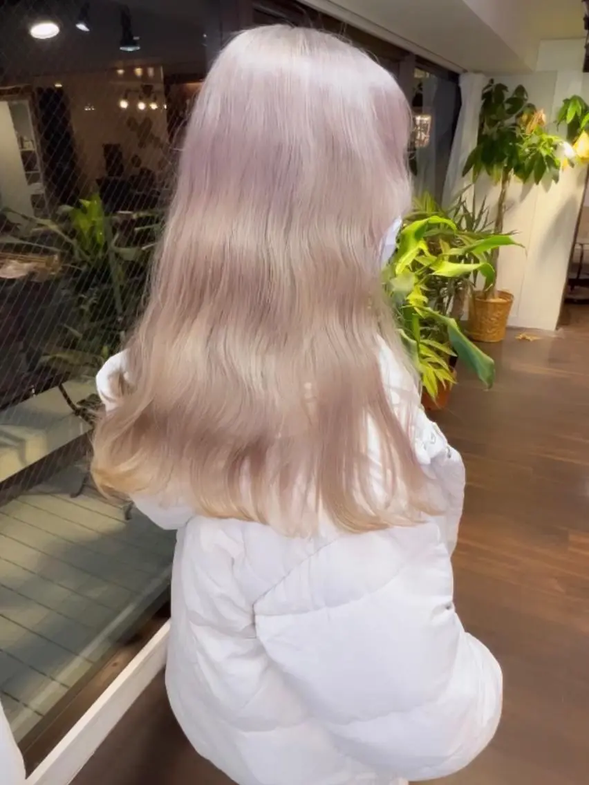 ロング カラー ベージュカラー ブリーチ ダブルカラー ハイトーンカラー イルミナカラー 🧡色落ちまで2度 楽しめる🧡ヨシキのヘアスタイル