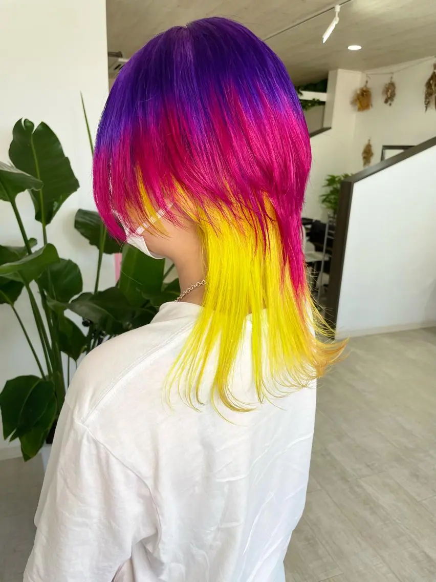 セミロング カラー ヘアカラー 🫧富田 苑実🫧のヘアスタイル