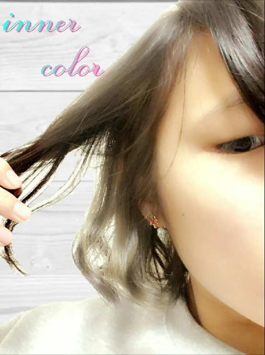 ショート カラー ブリーチ ダブルカラー インナーカラー 脇田 雄大のヘアスタイル