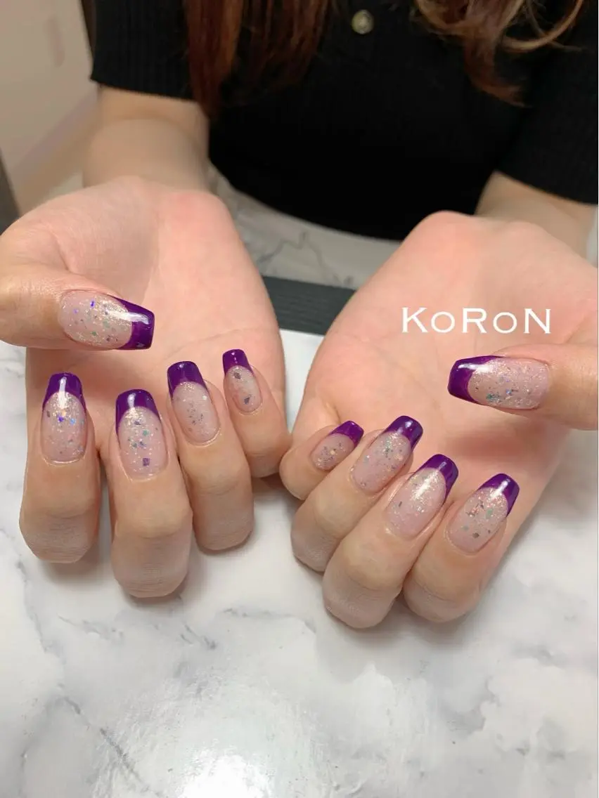 ネイル フレンチネイル ハンドネイル 自宅サロン鎌倉 KORONのネイルデザイン