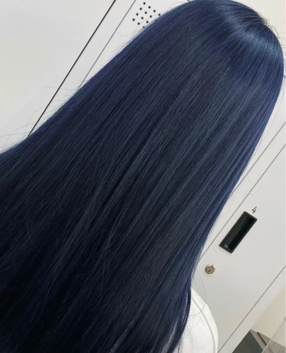 ミディアム カット ヘアカラー トリートメント Sherry大国町 HIKARUのヘアスタイル