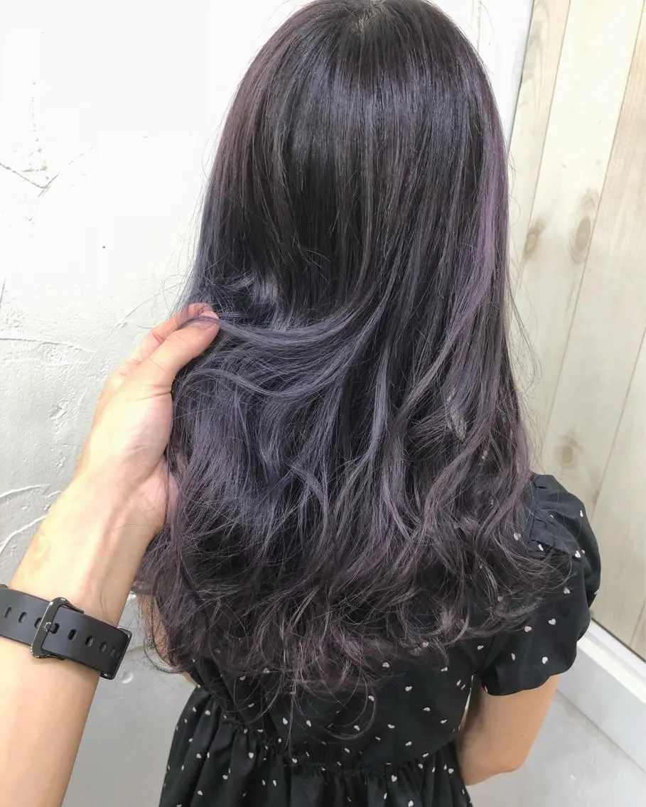 セミロング シールエクステ エクステ Loob.TOKYO MIYA🌈のヘアスタイル
