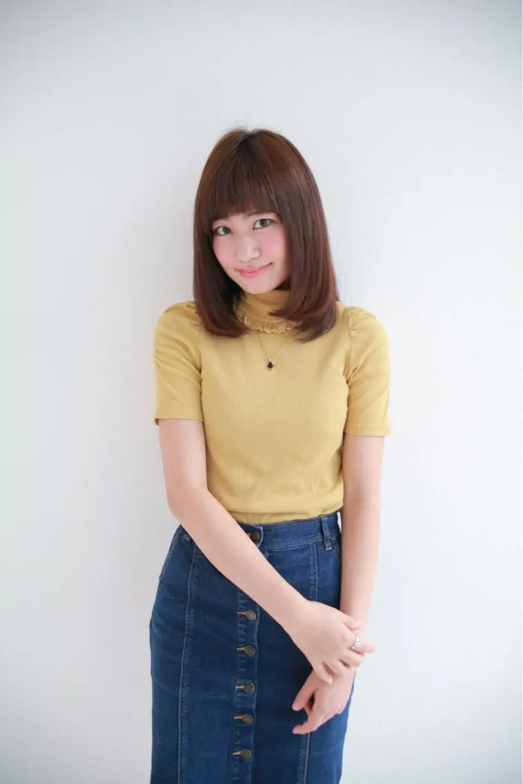 ミディアム 中林 由佳のヘアスタイル