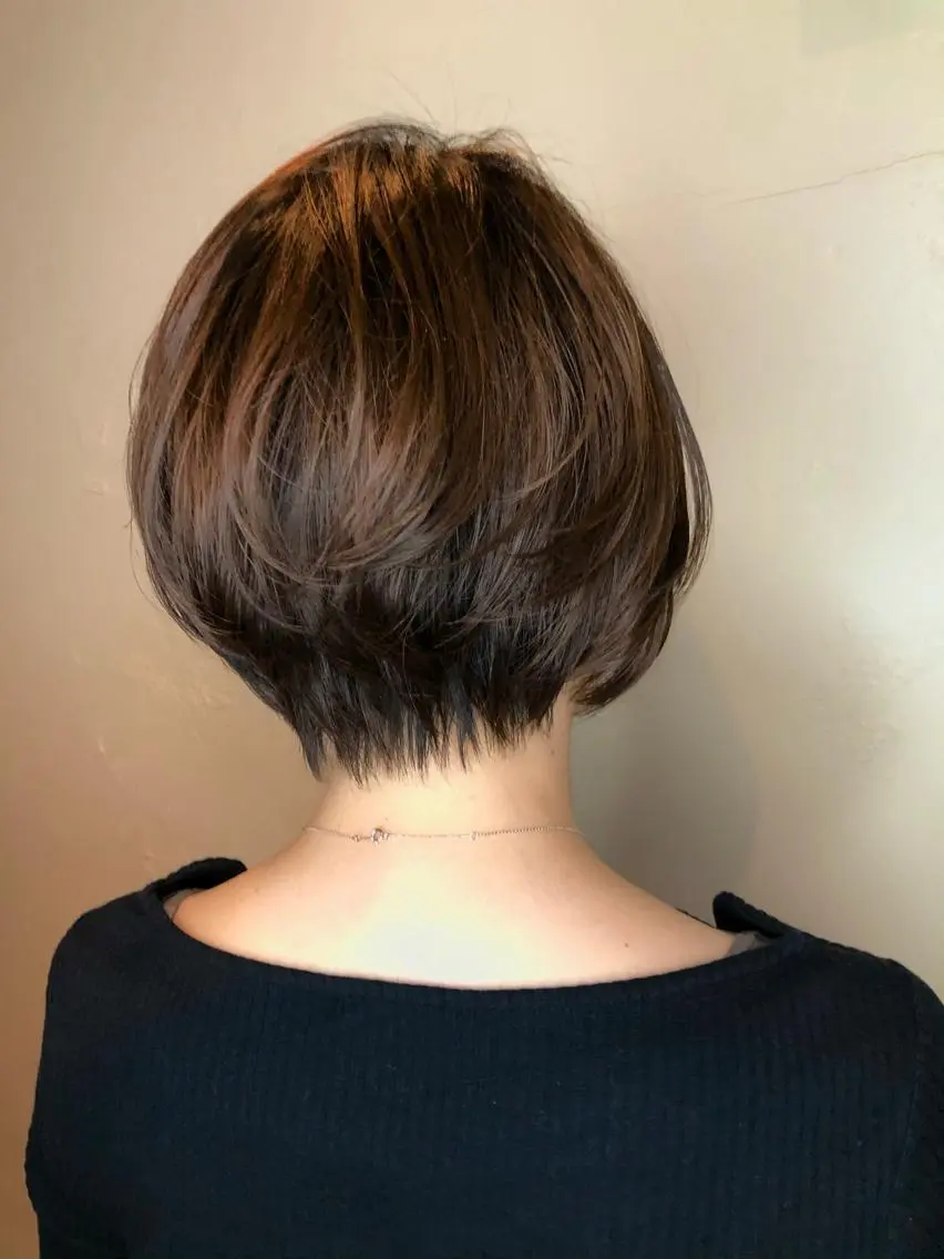 ショート カラー ショートヘア ショート/ボブ/ メンズ/縮毛矯正のヘアスタイル