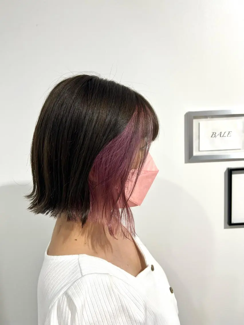 ショート カラー ヘアカラー 新井 友菜のヘアスタイル