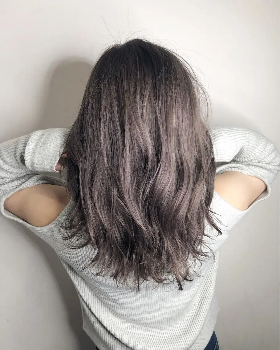 セミロング カラー メンズ特化美容師 カラー専門ぺーターのヘアスタイル